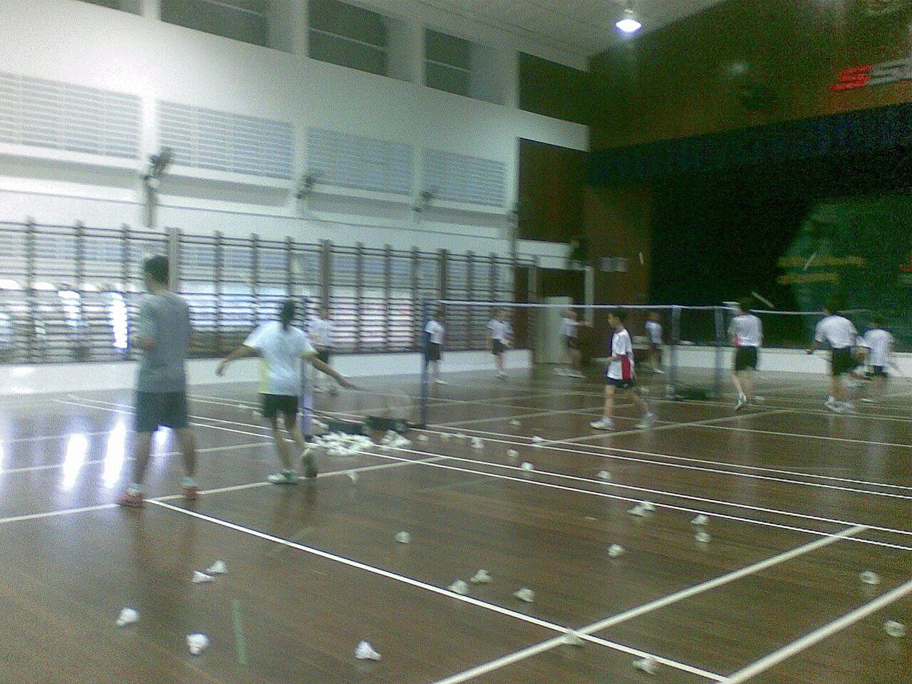 Students at a school campus in Singapore